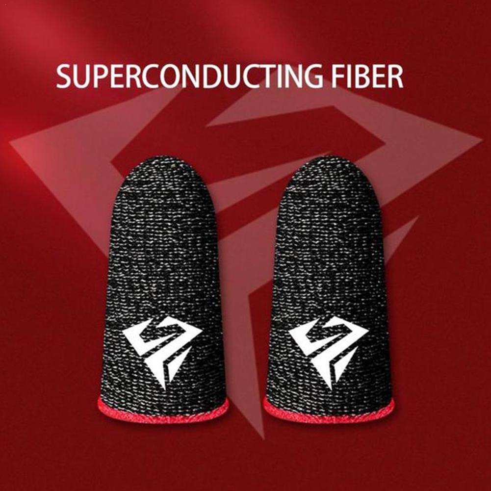 Gaming Accessories Bundle - 2pcs Mobile Game Fingertip Gloves For