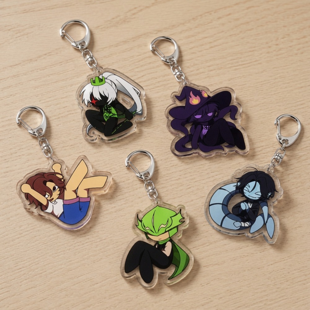 Gaming Accessories Cute - Cute Cartoon Chibi Keychains Accessories Bag