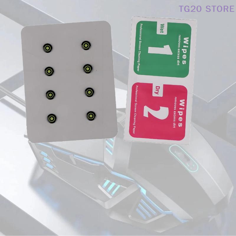 8Pcs/Pack DIY Universal Mouse  - Gaming Accessories Bundle 评论和价格