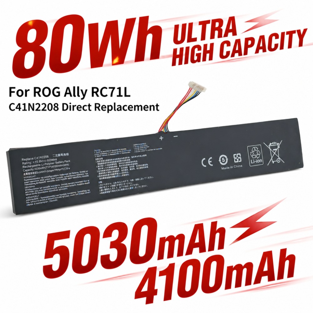 80Wh 5030mAh 4100mAh For ASUS  - Gaming Accessories Asus 评论和价格