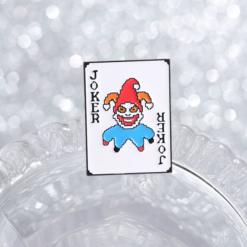 Poker Joker Enamel Pins Pixel  - Joker Gaming Accessories 评论和价格
