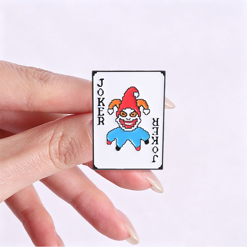 Poker Joker Enamel Pins Pixel  - Joker Gaming Accessories 评论和价格
