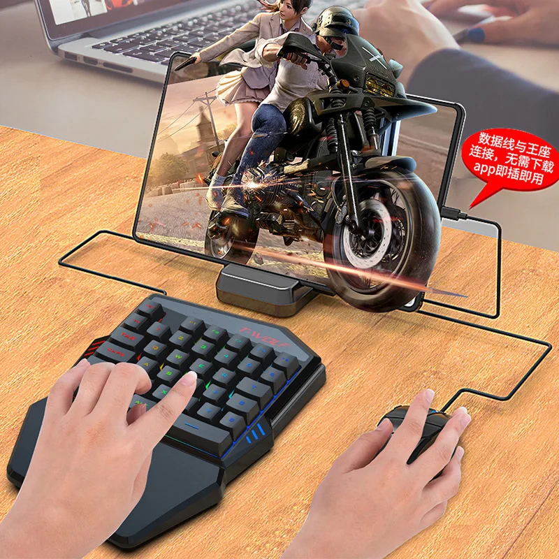 T-WOLF TF900 One Handed Keyboa - Gaming Accessories Bundle 评论和价格