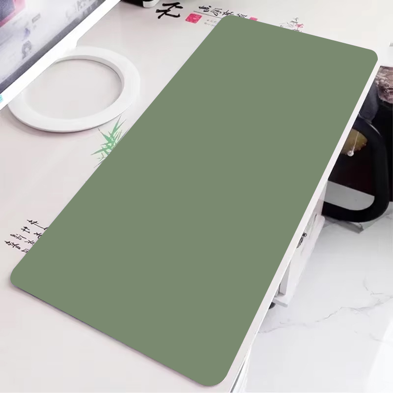 Solid green gaming mousepad la - Gaming Accessories For Table 评论和价格
