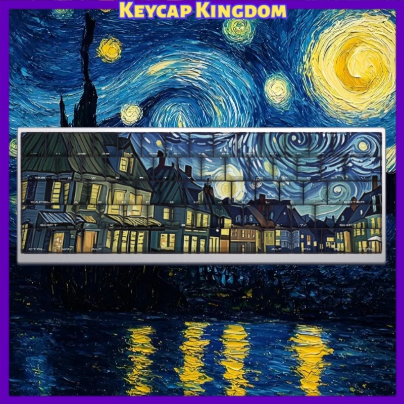 Van Gogh Starry Sky Theme Keyc - Gaming Accessories Tablet 评论和价格