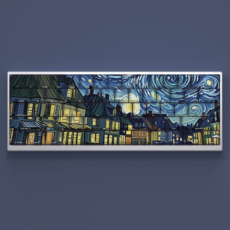 Van Gogh Starry Sky Theme Keyc - Gaming Accessories Tablet 评论和价格