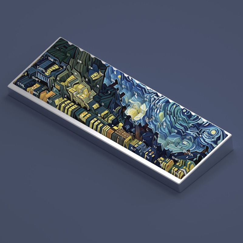 Van Gogh Starry Sky Theme Keyc - Gaming Accessories Tablet 评论和价格