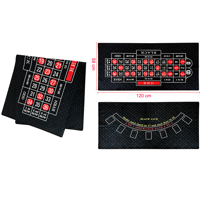120x58 Cm Double Sided Felt Po - Gaming Accessories For Table 评论和价格