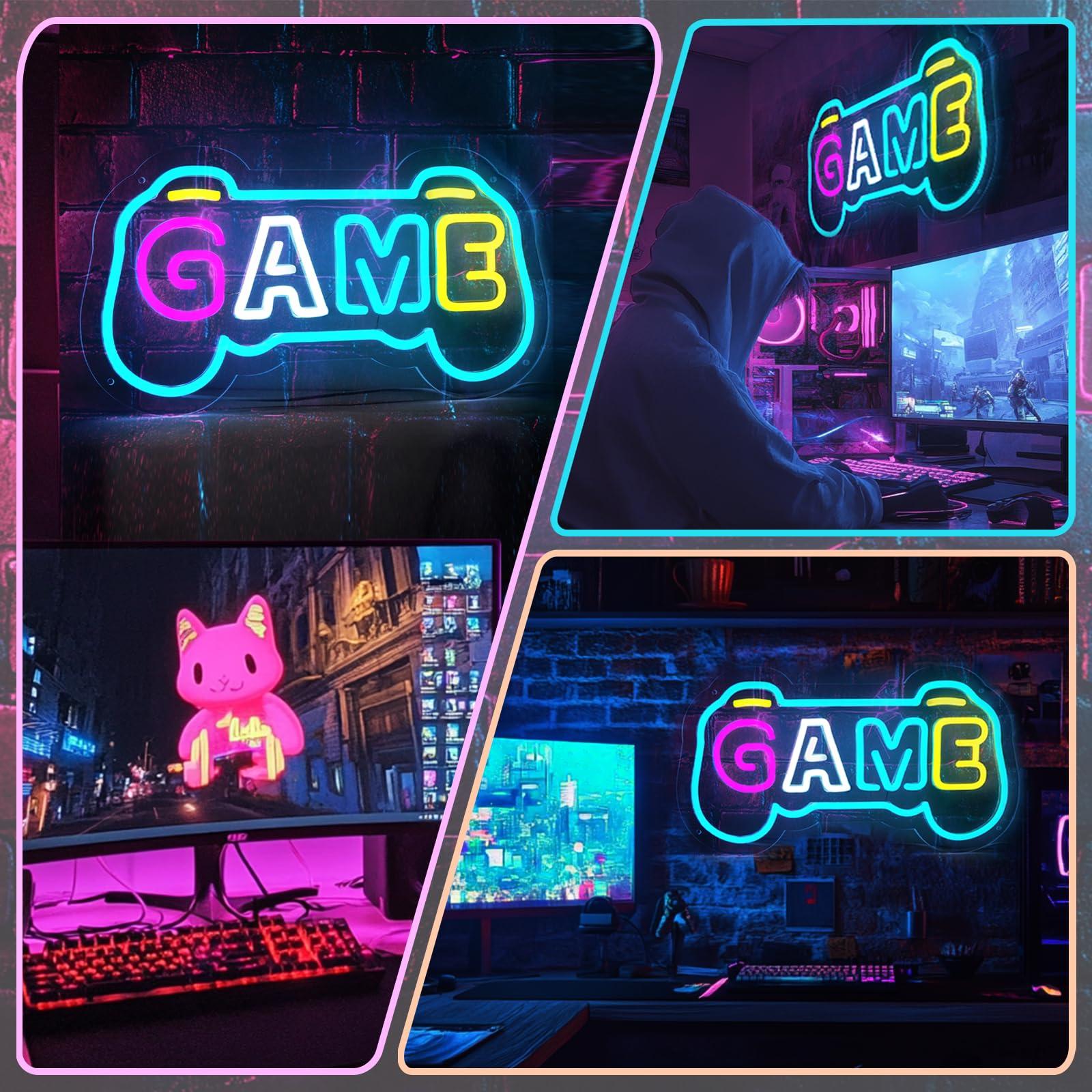 Game Neon Sign for Gamer Room  - Gaming Accessories Gifts For Men 评论和价格