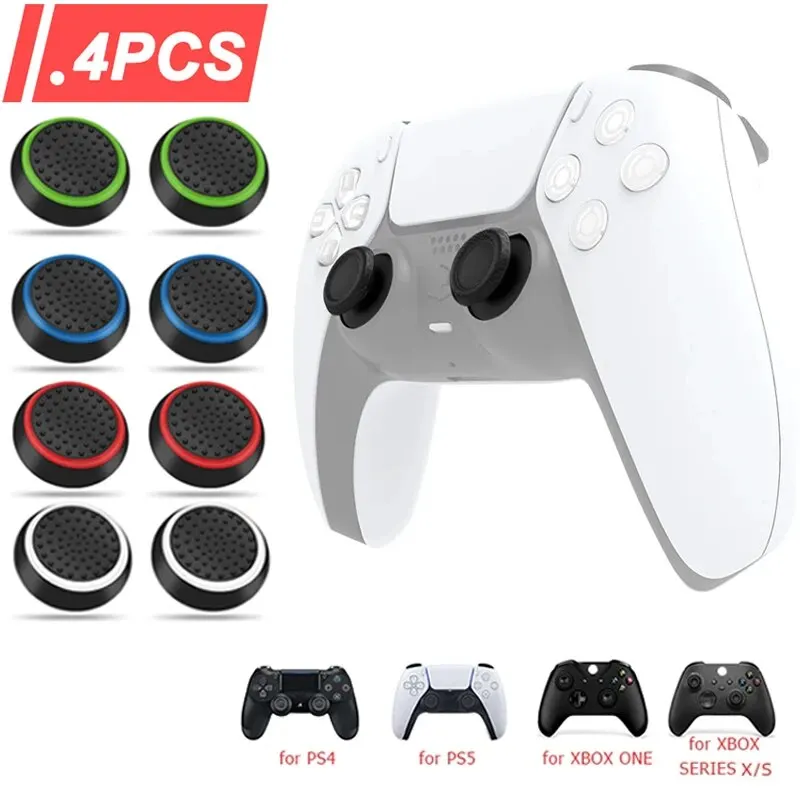 4PCS Silicone Analog ThumbStic - Gaming Accessories Xbox Series X 评论和价格