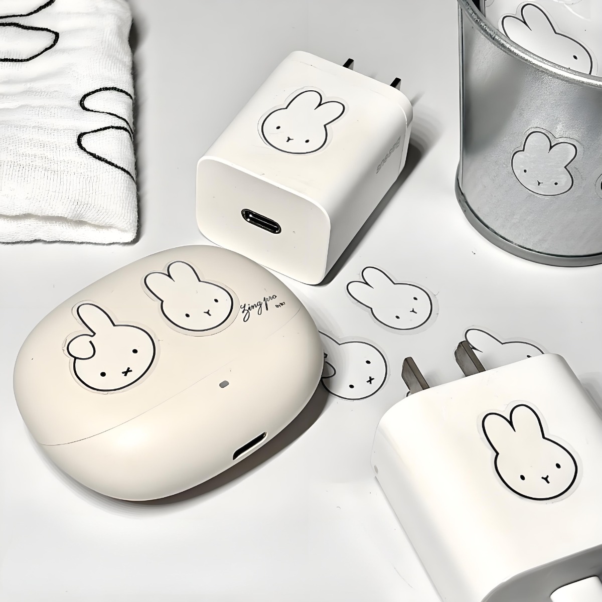 Kawaii Anime Miffy Rabbit Wate - Gaming Accessories Cute 评论和价格