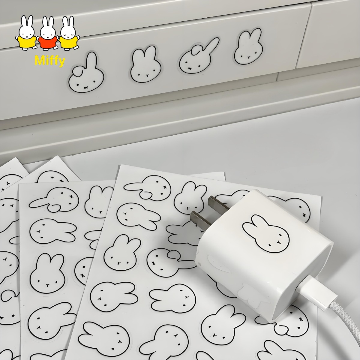 Kawaii Anime Miffy Rabbit Wate - Gaming Accessories Cute 评论和价格