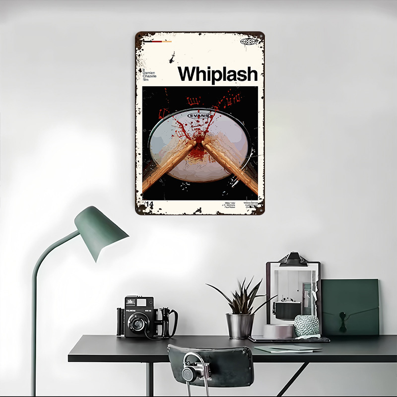 Whiplash Poster Retro 3D Print - Gaming Accessories Gifts For Men 评论和价格