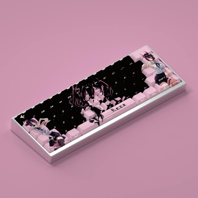 Chainsaw Man Lace Anime Keycap - Gaming Accessories Gifts For Men 评论和价格