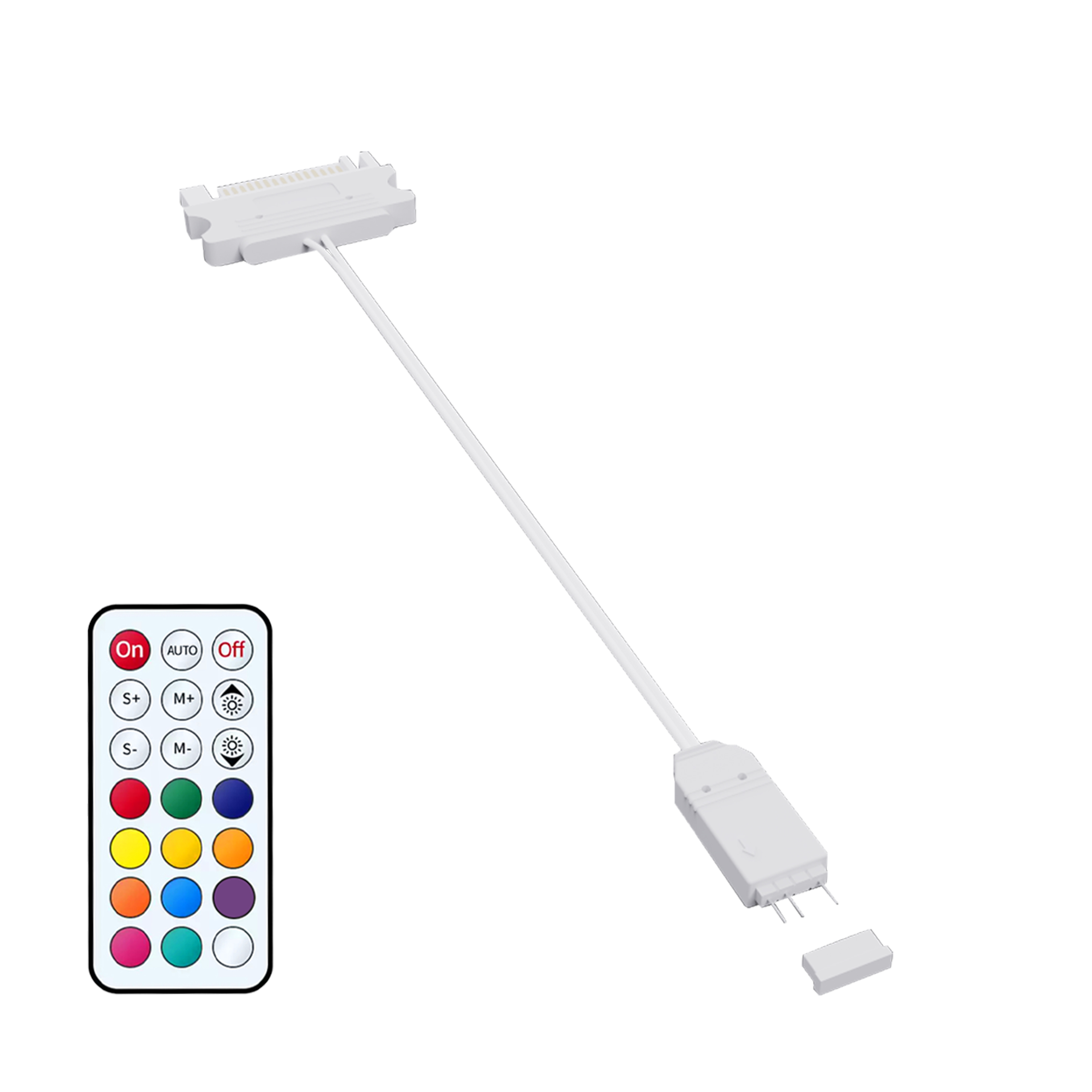SATA Powered 5V 3Pin ARGB Cont - Fan Hub Rgb Controller 评论和价格